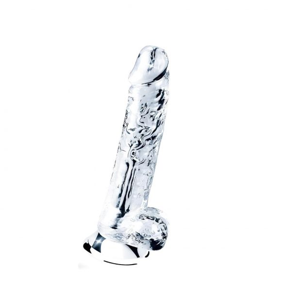 Lovetoy Flawless Clear - Dildo Transparent avec Ventouse - 19cm