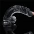 Lovetoy Flawless Clear - Dildo Transparent avec Ventouse - 19cm