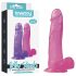 Lovetoy Jelly Studs - realistische dildo met zuignap - 20cm (roze)