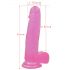 Lovetoy Jelly Studs - Dildo à Ventouse 20cm (rose)