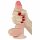 Lovetoy Sliding-Skin - tweelaagse voetzuigende dildo - 18cm (natuurlijk)