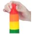 Lovetoy Prider - realistische dildo met ballen - 20cm (regenboog)