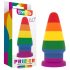 Lovetoy Prider - anale plug - 15 cm (regenboog)