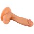 Mr. Rude - realistische dildo met zuignap en testikels - 17 cm (natuurlijk)