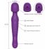 Tracy's Dog Wand - pulserende massage vibrator (paars)