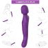 Tracy's Dog Wand - pulserende massage vibrator (paars)