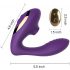 Tracy's Dog 2 - luchtdruk 2-in-1 vibrator (paars)