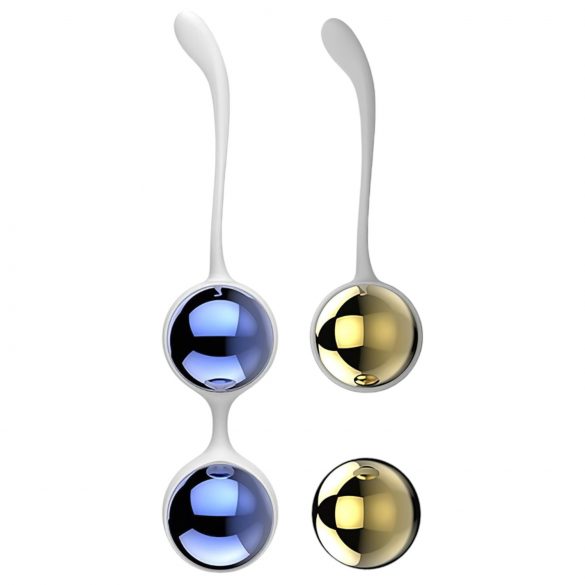 Nalone Yany Love - Set de Boules de Geisha Modulables (bleu-or)