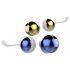 Nalone Yany Love - Set de Boules de Geisha Modulables (bleu-or)