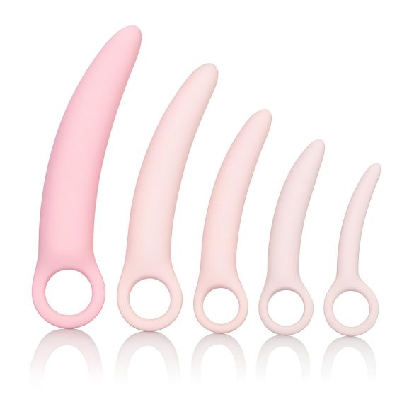 CalExotics Inspire - Set de Dilatateurs en Silicone Médical (Rose)