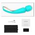 LELO Smart Wand 2 - grand appareil de massage vibrant rechargeable (turquoise)