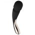 LELO Smart Wand 2 - Grand Modèle - Vibrateur Massant Rechargeable (Noir)