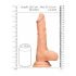 RealRock Dong 10 - realistisch, met balzak dildo (25cm) - natuur