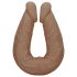 RealRock Dubbele Dong 14 - donker natuur (36 cm)