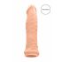 RealRock Penis Sleeve 6 - penis huls (17cm) - natuurlijk