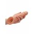 RealRock Penis Sleeve 9 - penismouw (21,5 cm) - natuur