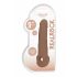 RealRock Penis Sleeve 9 - penismouw (21,5 cm) - donker naturel