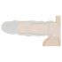 RealRock Penis Sleeve 9 - penismouw (21,5 cm) - donker naturel