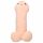 Knuffelbare pluchen penis - 100 cm (natuur)