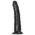 RealRock Slim - Zwarte Realistische Dildo met Zuignap - 15,5 cm