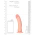 RealRock - realistische dildo met zuignap - 15,5 cm (natuurlijk)