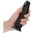 RealRock - realistische dildo met zuignap - 15,5cm (zwart)