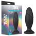 Anal Adventures Platinum Rocket - grote anale plug (zwart)