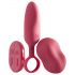 Platanomelón Mobi - 2-delig vibratorset - (rood)