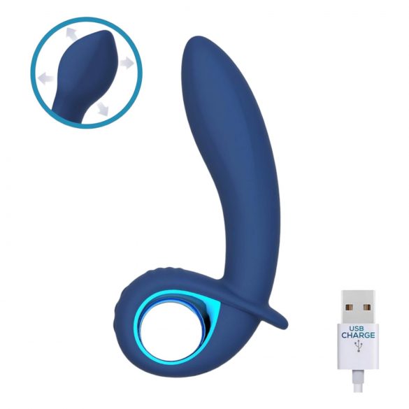 INTOYOU Palha - oplaadbare, opblaasbare vibrator (blauw)