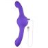 Evolved Our Gyro Vibe - oplaadbare, schuddende dubbele vibrator (paars)