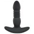 Playboy - oplaadbare, stotende anale vibrator (zwart)