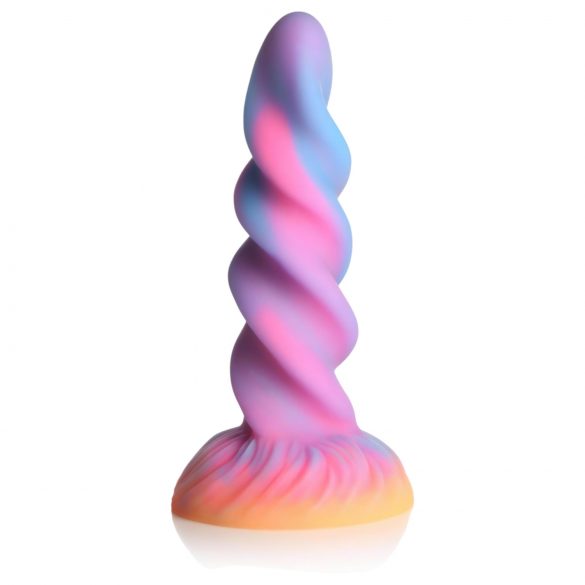 Waardeloze Dieren: Eenhoorn Dildo - lichtgevend (paars-roze)