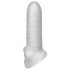 Fat Boy Micro Ribbed - Penismouw (15cm) - wit