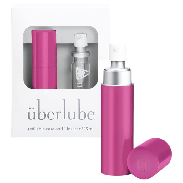 Überlube - Lubrifiant silicone en étui de voyage - Rose (15ml)