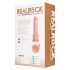 REALROCK - roterende vibrator - natuurlijk (20,5cm)