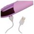 Loveline - oplaadbare, konijnenoor clitorisstimulator vibrator (roze)