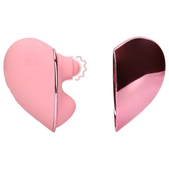 Loveline Tapping Heart - oplaadbare clitorisvibrator (roze)