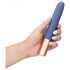 Loveline Travel - oplaadbare vibrator met glijmiddelhouder (pastelblauw)