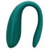 Loveline - oplaadbare, waterdichte, draadloze stelletjesvibrator (groen)