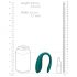 Loveline - oplaadbare, waterdichte, draadloze stelletjesvibrator (groen)