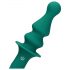 Loveline - oplaadbare, parelvormige anale vibrator (groen)