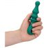 Loveline - oplaadbare, parelvormige anale vibrator (groen)