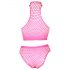 Ouch! - fluorescerend lingerie set (roze)