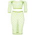 Ouch! - fluorescerende rok en top (neon groen)