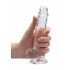 REALROCK - transparante realistische dildo - helder (17cm)