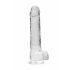 REALROCK - doorzichtig realistische dildo - helder (22cm)