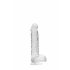 REALROCK - doorzichtige realistische dildo - helder (15cm)