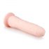 Easytoys - siliconen dildo met zuignap (21cm) - naturel