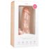 Easytoys - zuignap dildo met testikels (17,5 cm) - natuur