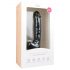 Easytoys - zuignap dildo met ballen (22.5 cm) - zwart